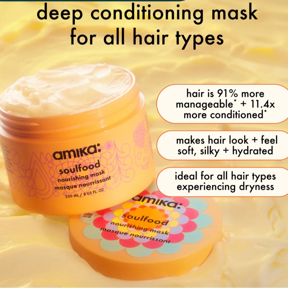 Amika Soulfood Nourishing Mask - 8 oz. - Picture 2 of 5